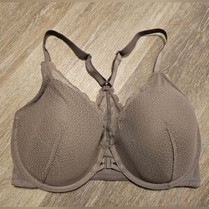Auden 34DD lace padded gray bra bra letter